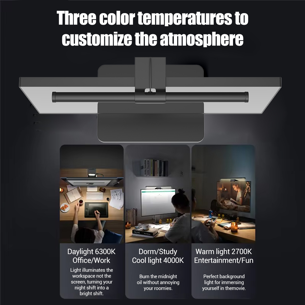 Wiscolor LED Screen Monitor Ha - огляд і ціна Led Desk Light Usb