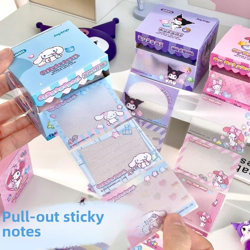 Kuromi Pull-Out Sticky Notes S - огляд і ціна Sticky Memo Holder