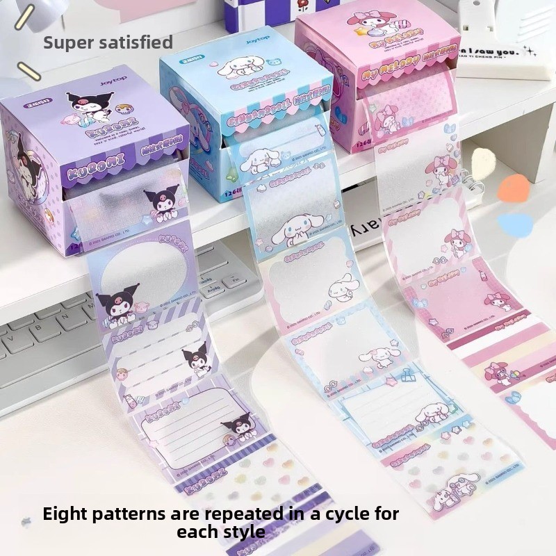 Kuromi Pull-Out Sticky Notes S - огляд і ціна Sticky Memo Holder
