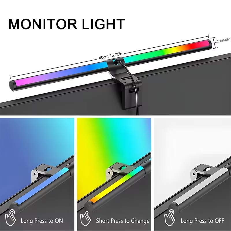 Computer Monitor Screen Light  - огляд і ціна Gaming Setup Desk