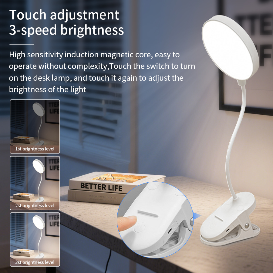 LED Clip Desk Lamp 360° Flexib - огляд і ціна Led Desk Light Usb