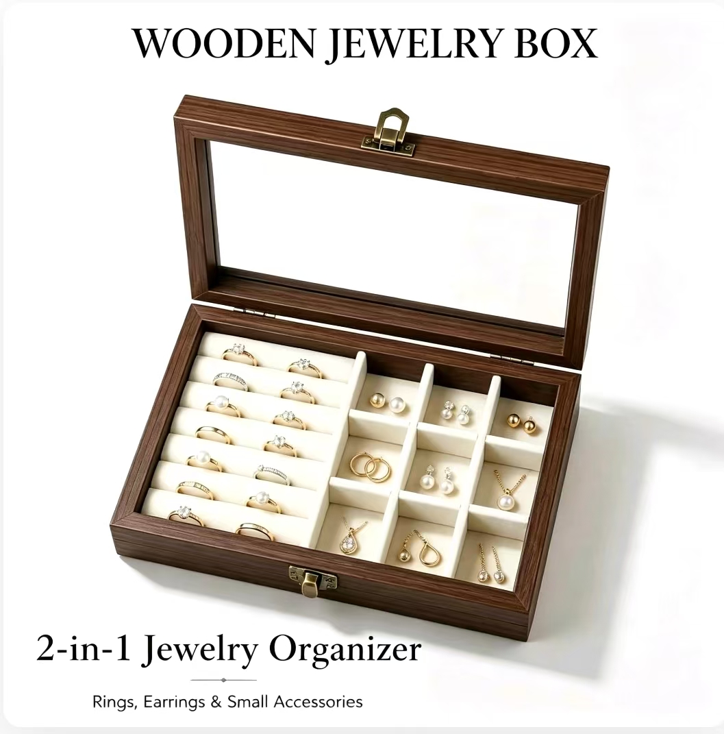 Bedroom Desktop Walnut Pattern - огляд і ціна Cable Box Organizer