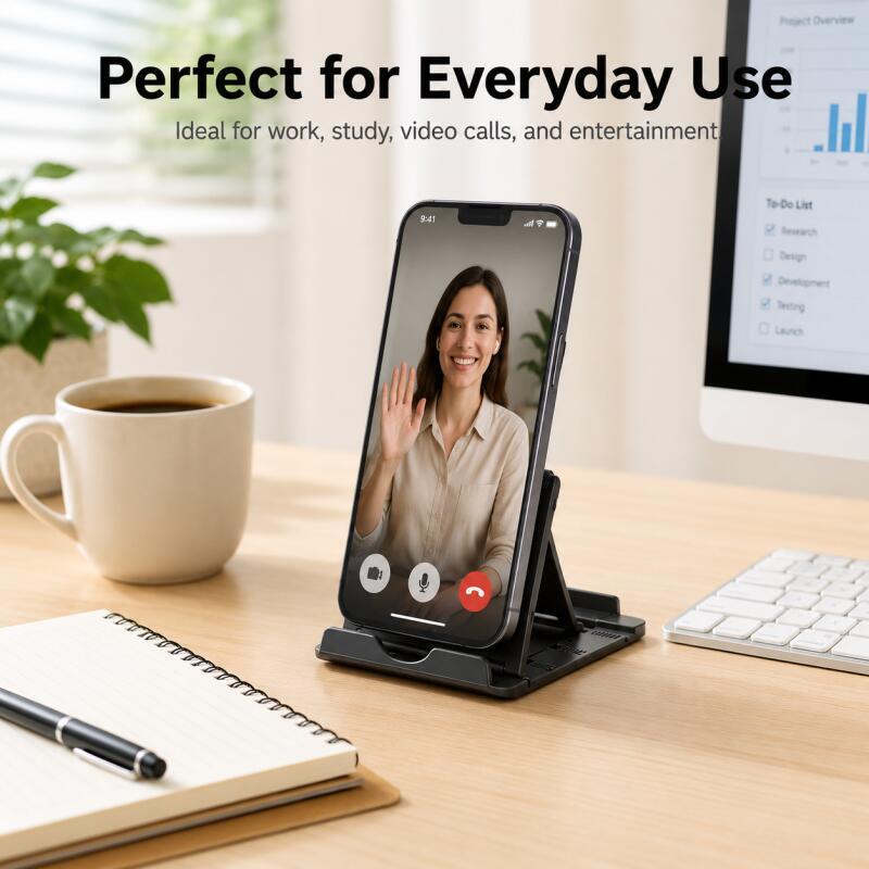 Foldable Phone Stand, Adjustab - огляд і ціна Desk Setup Table