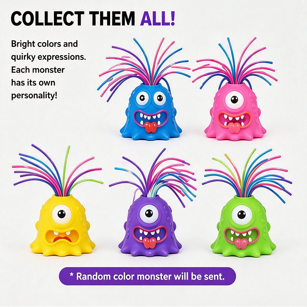 Viral Screaming Monster Hair P - огляд і ціна Desk Setup Gifts
