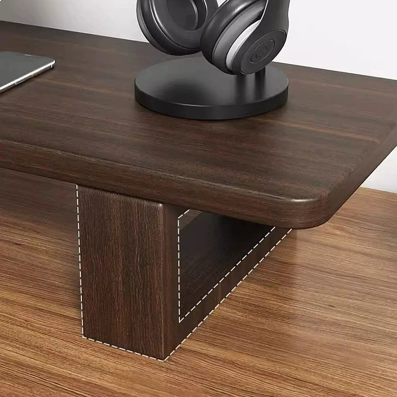 Walnut Monitor Stand Riser Adj - огляд і ціна Monitor Riser Wood