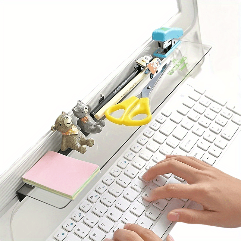 1pc Transparent Computer Memo  - огляд і ціна Sticky Memo Holder