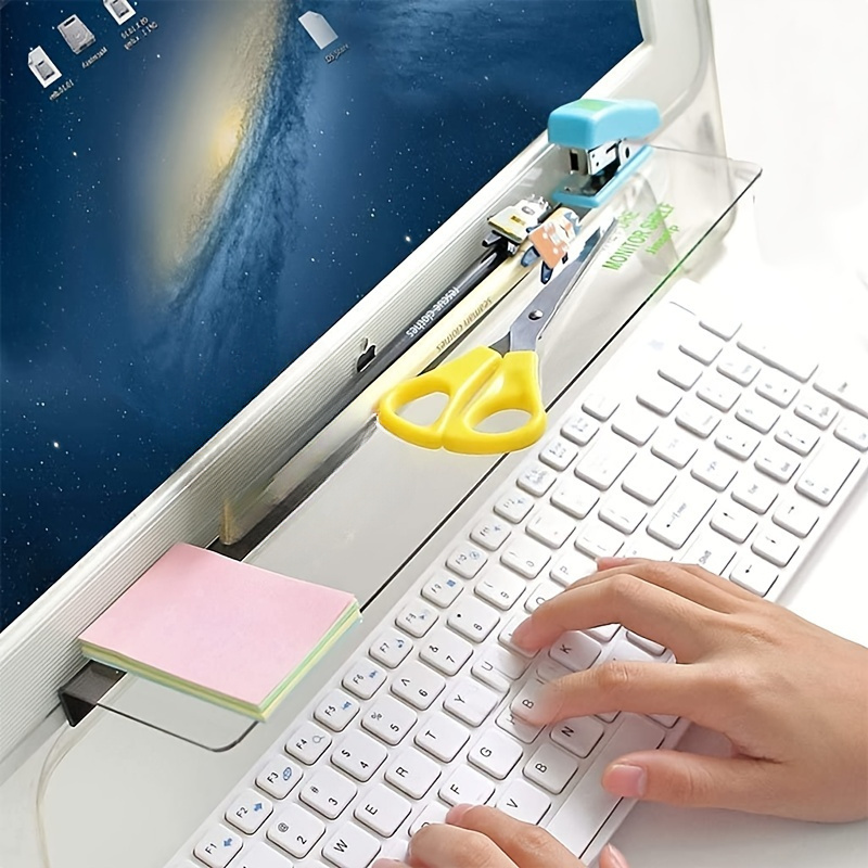 1pc Transparent Computer Memo  - огляд і ціна Sticky Memo Holder