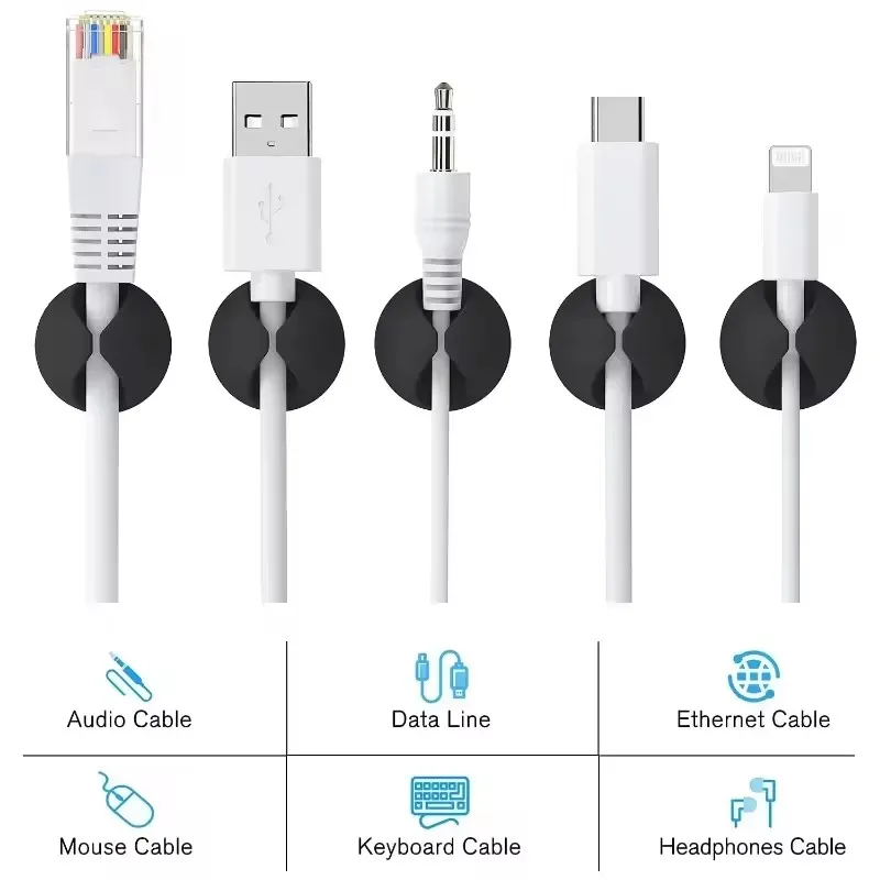 5/50Pcs Mini Cable Organizer S - огляд і ціна Cable Box Organizer