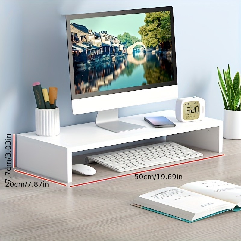 Spacious Wooden Monitor Stand  - огляд і ціна Monitor Riser Wood
