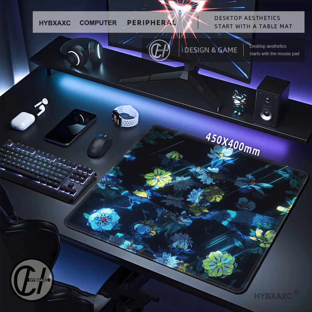 HYBXAXC Dark Floral Manga Back - огляд і ціна Desk Setup Background