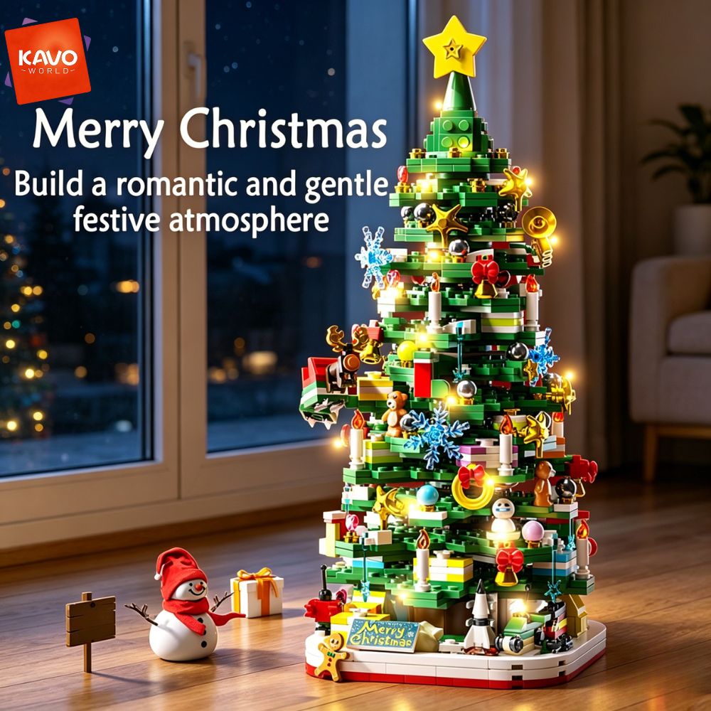 KAVOWORLD 1024pcs Christmas Tr - огляд і ціна Desk Office Setup Ideas
