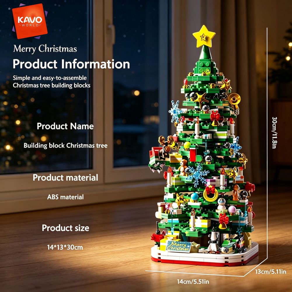 KAVOWORLD 1024pcs Christmas Tr - огляд і ціна Desk Office Setup Ideas