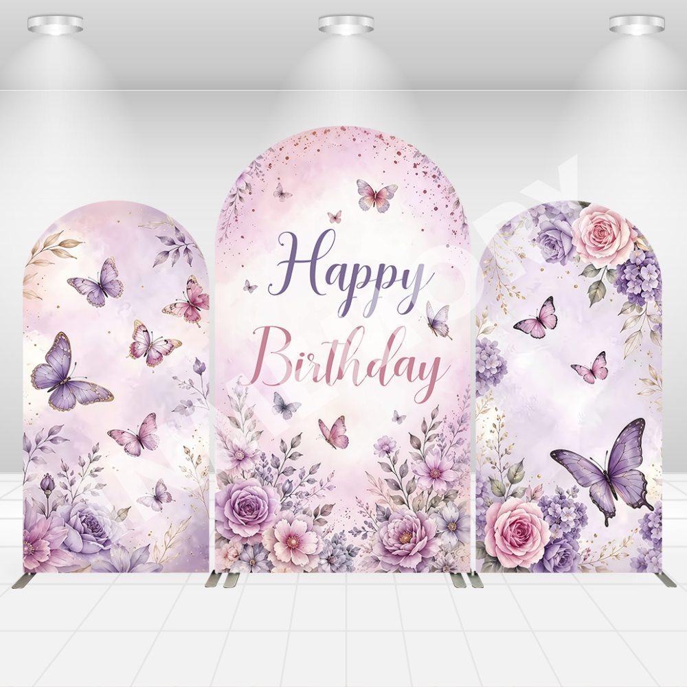 2-Sided Happy Birthday Arch Ba - огляд і ціна Desk Setup Background